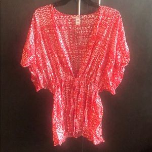 NWT Victoria’s Secret red valentine coverup kimono